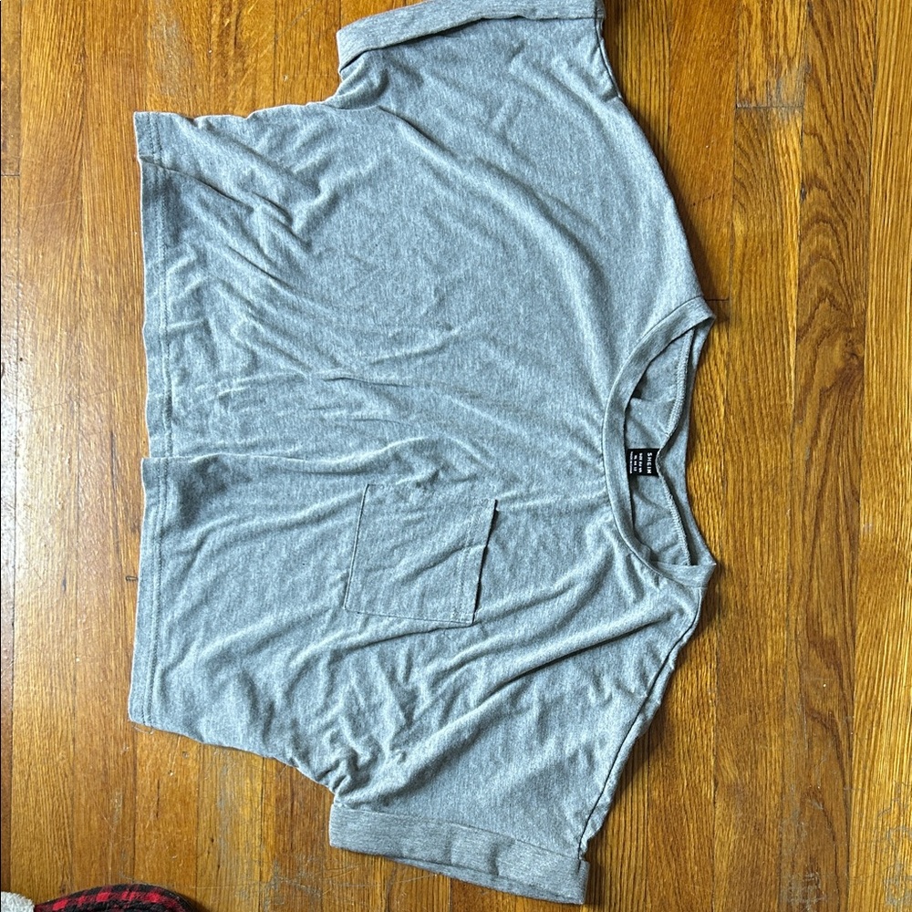 Gray Short Sleeve T-Shirt